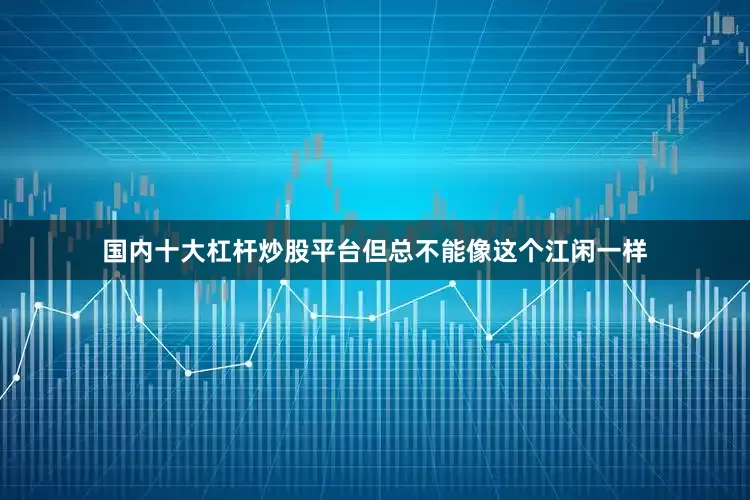 国内十大杠杆炒股平台但总不能像这个江闲一样